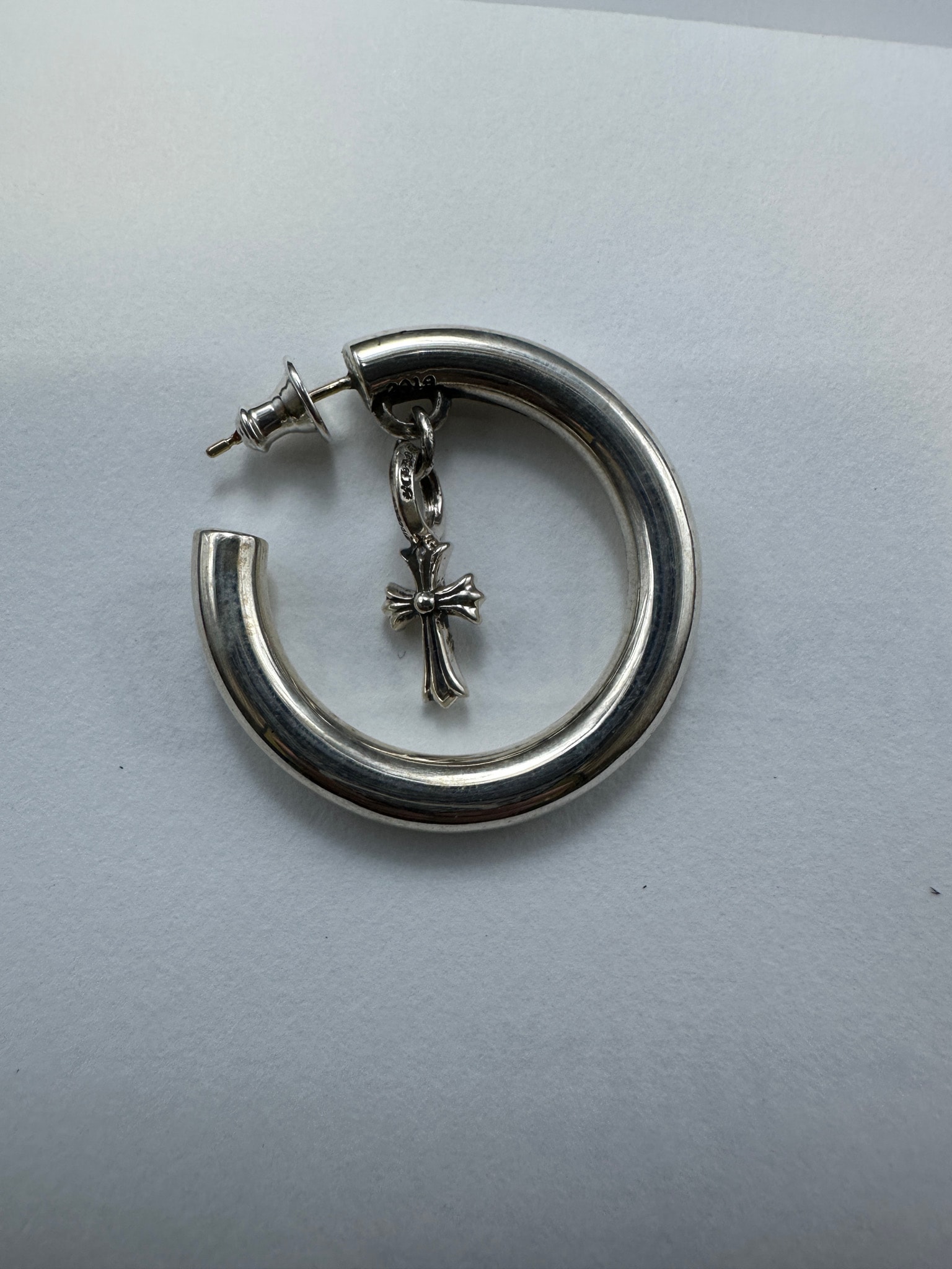 クロムハーツ CROSS HOOP クロス フープ ピアス イアリング CHROME HEARTS