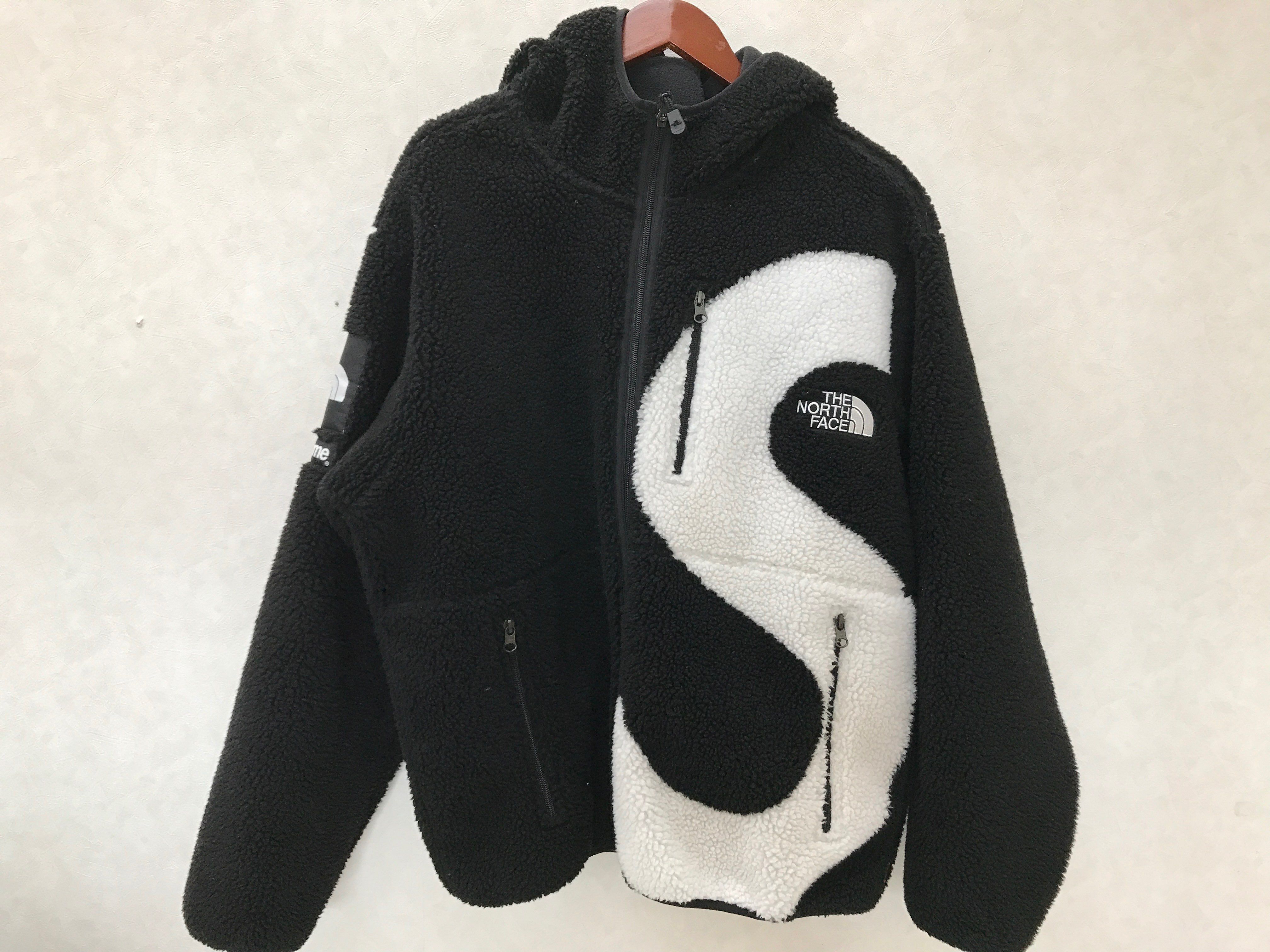 Supreme x The North Face S Logo Hooded Fleece Jacket "Black"