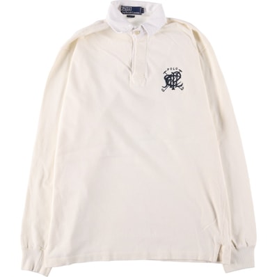 古着 ラルフローレン Ralph Lauren POLO by Ralph Lauren 長袖 ラガーシャツ メンズL相当/eaa600746