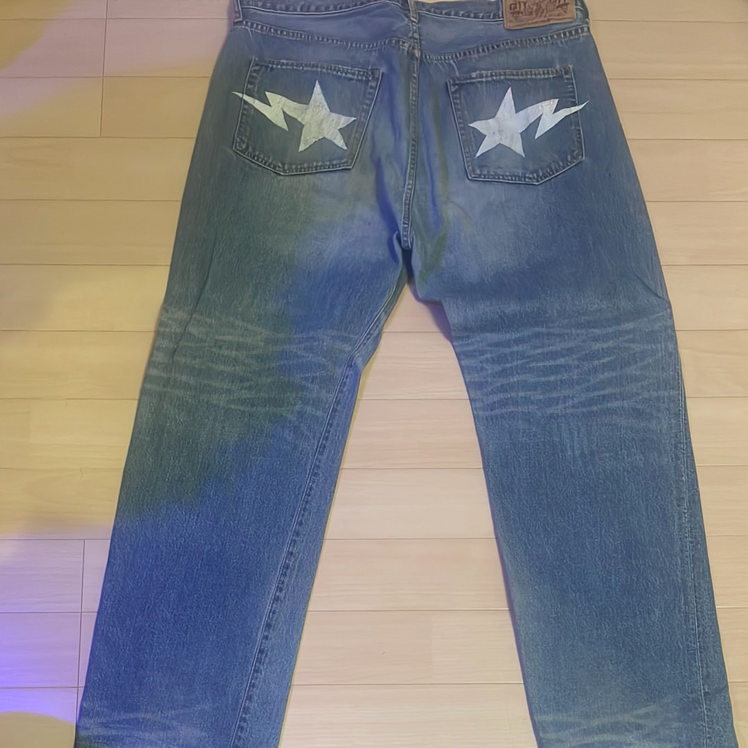 バックスターデニムパンツ