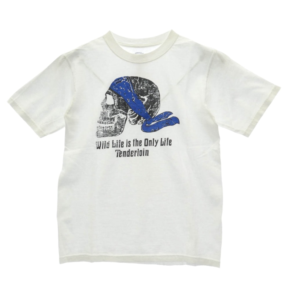 TENDERLOIN テンダーロイン Tシャツ T-TEE B.S バンダナ スカル Tシャツ S【中古】