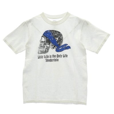 TENDERLOIN テンダーロイン Tシャツ T-TEE B.S バンダナ スカル Tシャツ S【中古】