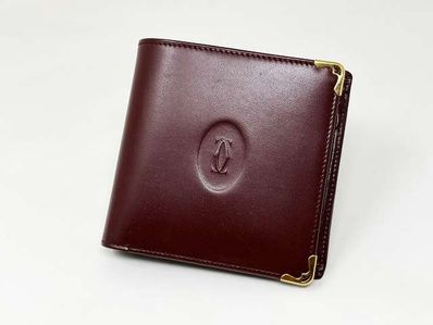 Cartier Must de Cartier Compact Wallet "Bordeaux"