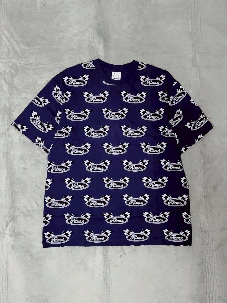 新品 未使用 atmos アトモス ロゴ フラッグ プリント 半袖 Tシャツ