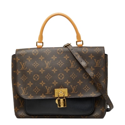ルイ ヴィトン モノグラム マリニャン ハンドバッグ ショルダーバッグ 2WAY M44259 ブラウン PVC レザー レディース LOUIS VUITTON 【中古】