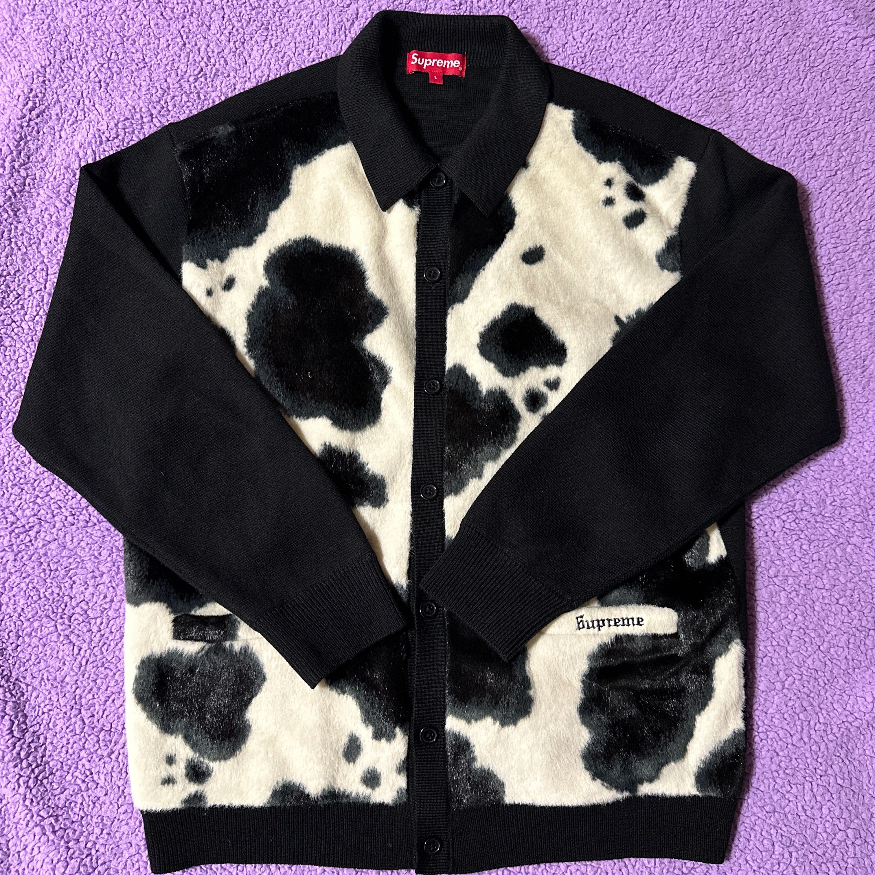 Supreme Cow Print Cardigan 