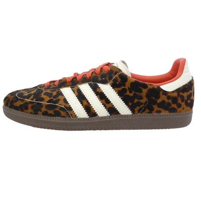 adidas アディダス スニーカー JI2734 Women's Samba OG Leopard Preloved Red ウィメンズ サンバ レオパード プリラブドレッド スニーカー マルチカラー系 ブラウン系 27.5cm【美品】【中古】