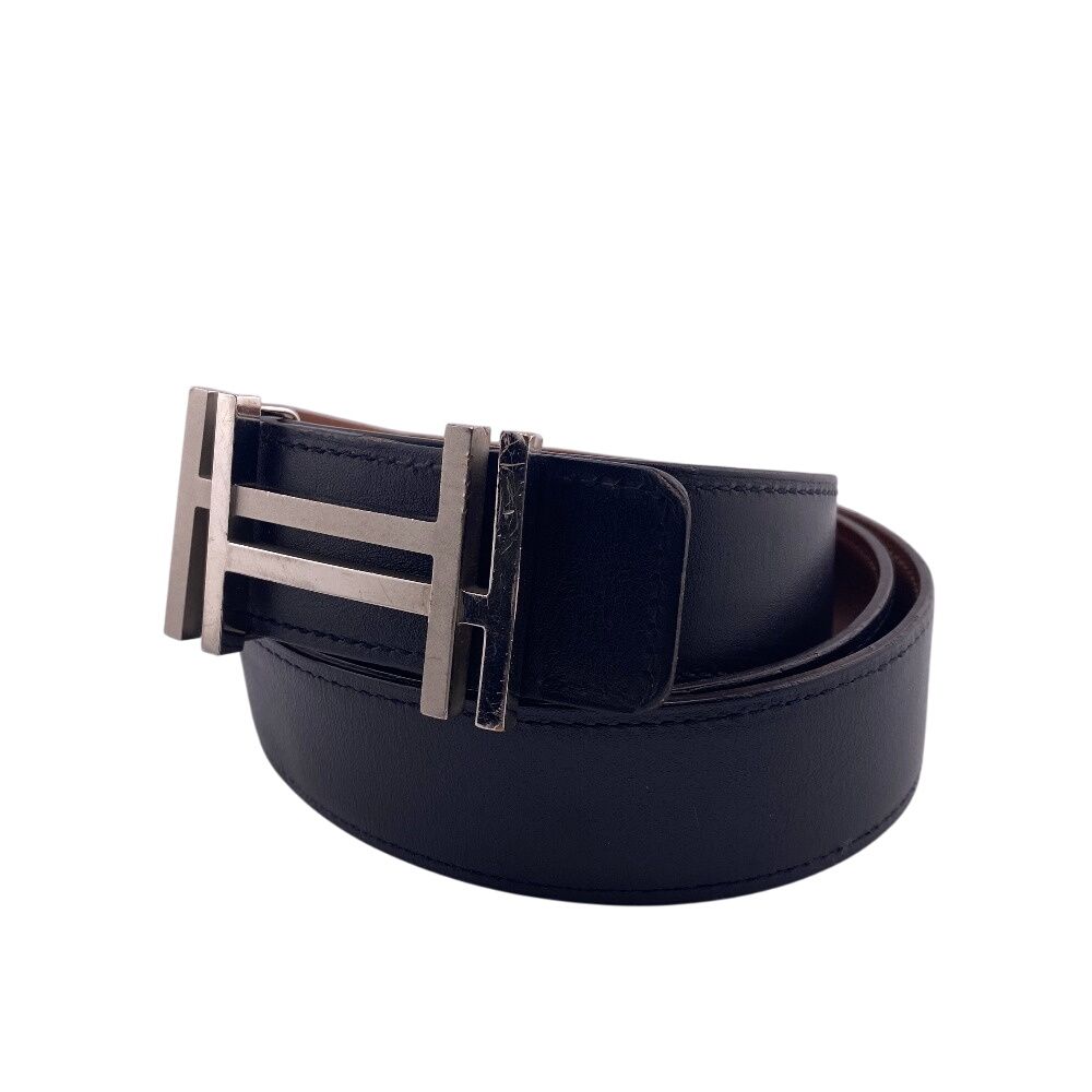 エルメス HERMES ベルト Hオカレ ブラック