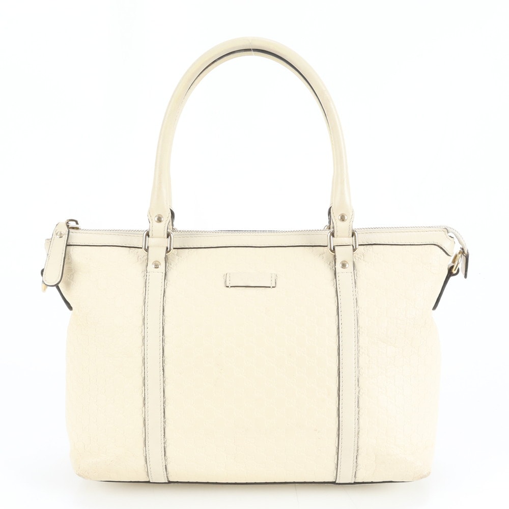 ■美品 グッチ グッチシママイクロ 449656 トート バッグ レザー