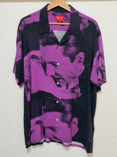 Supreme Bela Lugosi Rayon S/S Shirt "Purple"