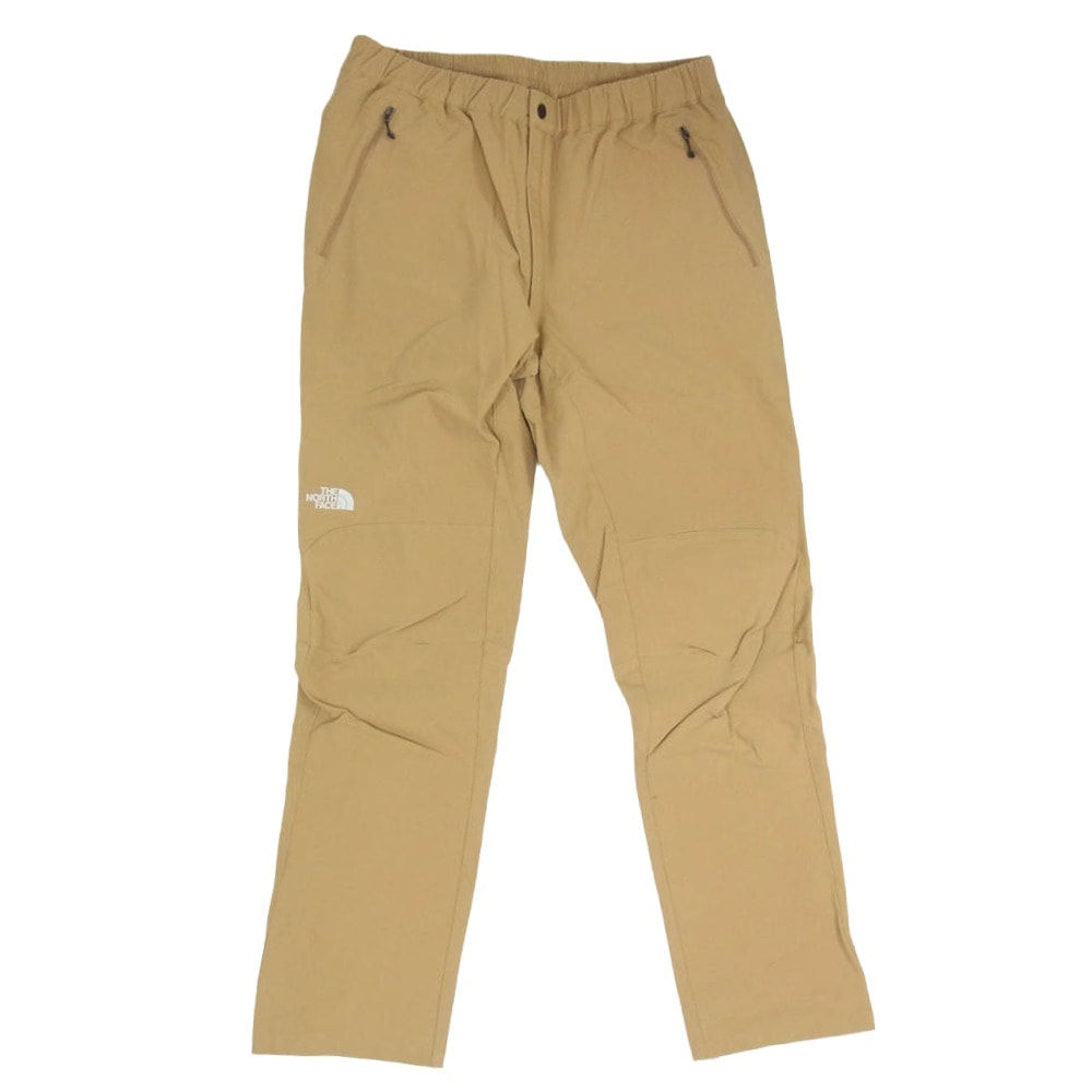 THE NORTH FACE ノースフェイス パンツ NB32027 ALPINE LIGHT PANT アルパイン ライト パンツ イージ ストレッチ パンツ リフレクティブロゴ ブラウン系 XL【中古】