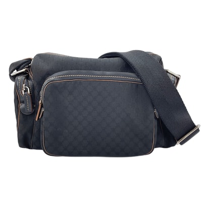 セリーヌ CELINE キャンバス マカダム ショルダーバッグ【中古】