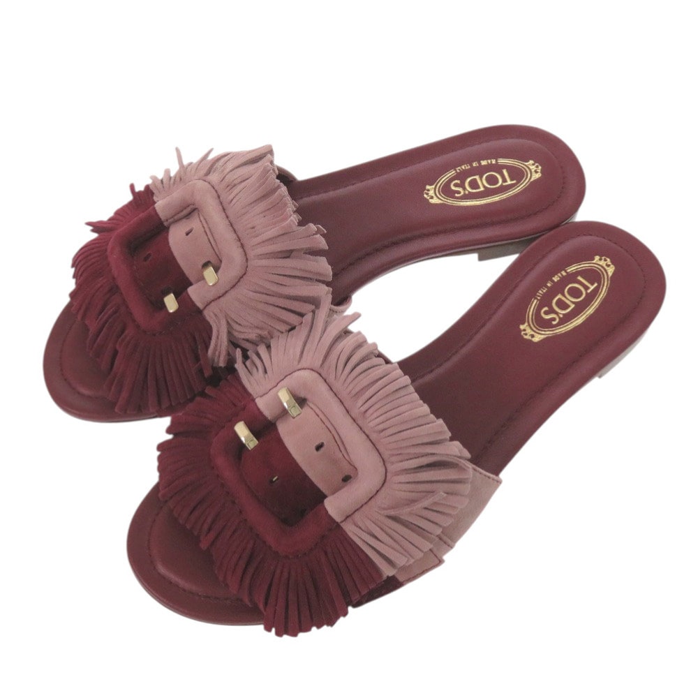 トッズ  フリンジ XXW37B0CP00HR00MZH  レザー