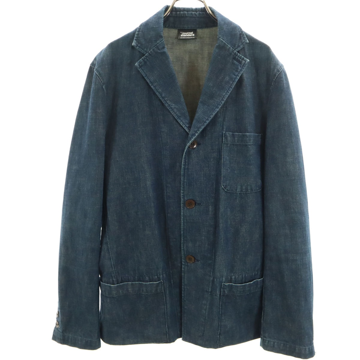 JOURNAL STANDARD ジャーナルスタンダード 日本製 デニム テーラードジャケット L インディゴブルー