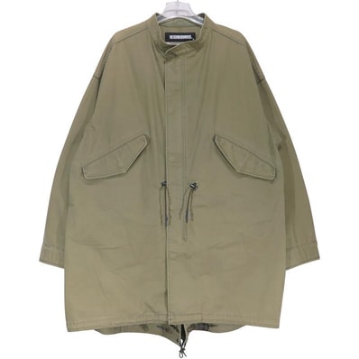 NEIGHBORHOOD ネイバーフッド 21SS FISHTAIL/C-COAT 211YTNH-JKM03 フィッシュテイル コート オリーブドラブ ジャケット アウター モッズコート サイズM