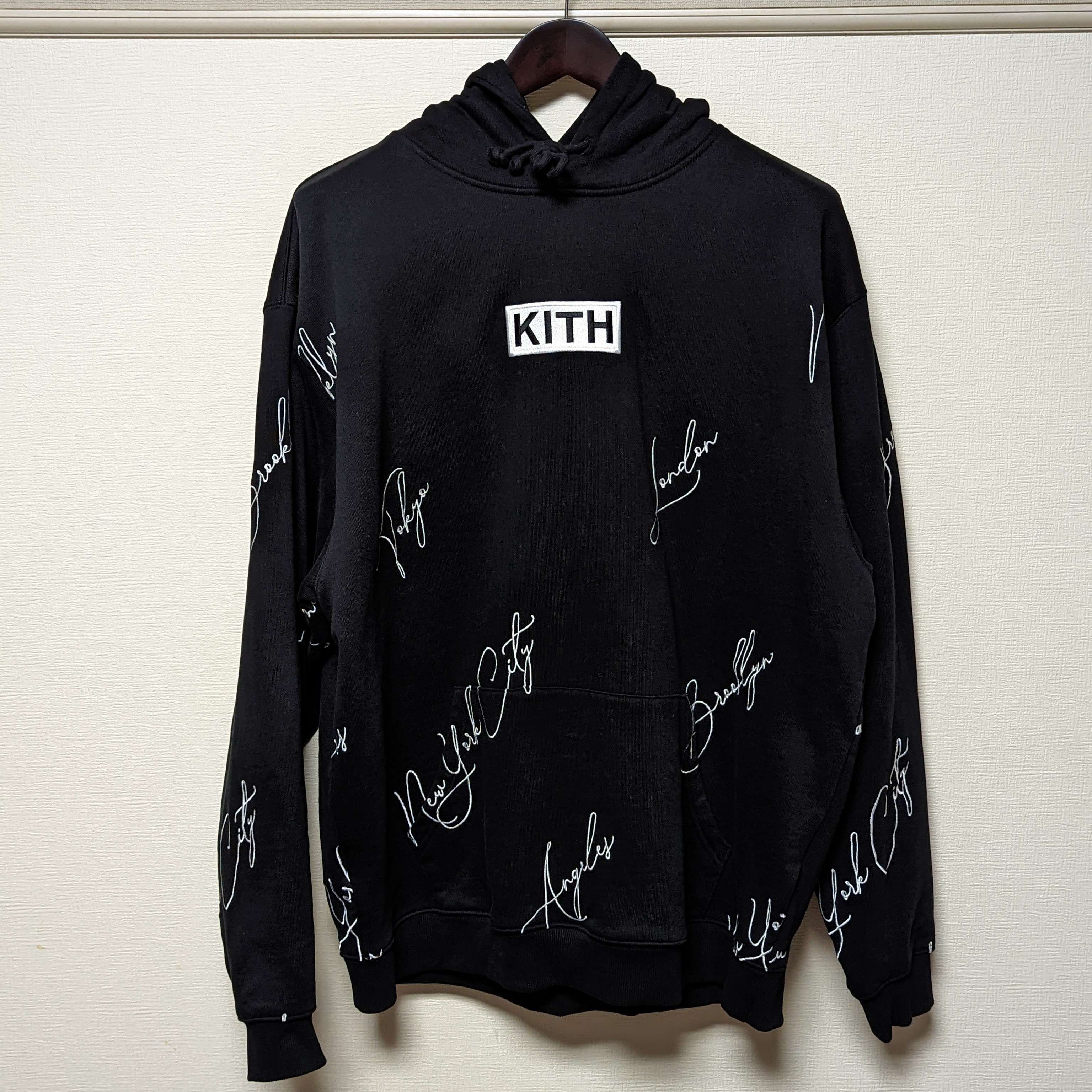Kith City Script Hoodie "Black"