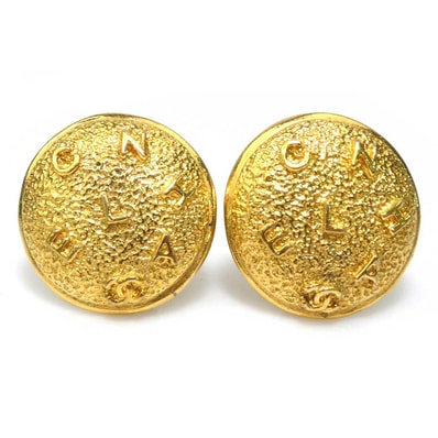 シャネル CHANEL イヤリング ロゴ メタル ゴールド レディース【中古】 e60925k