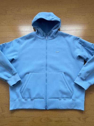 Supreme Windstopper Zip Up Hooded Sweatshirt "Light Blue"