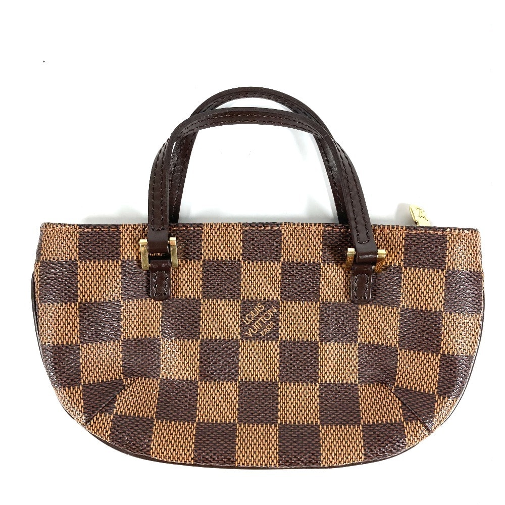 ルイヴィトン LOUIS VUITTON マノスクGM ポーチのみ N51120 ダミエ カバン ハンドバッグ ポーチ ダミエキャンバス エベヌ ブラウン