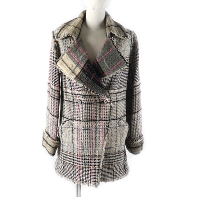 極美品 シャネル
ダブルブレストジャケット マルチ レディース 34 05A P26855
