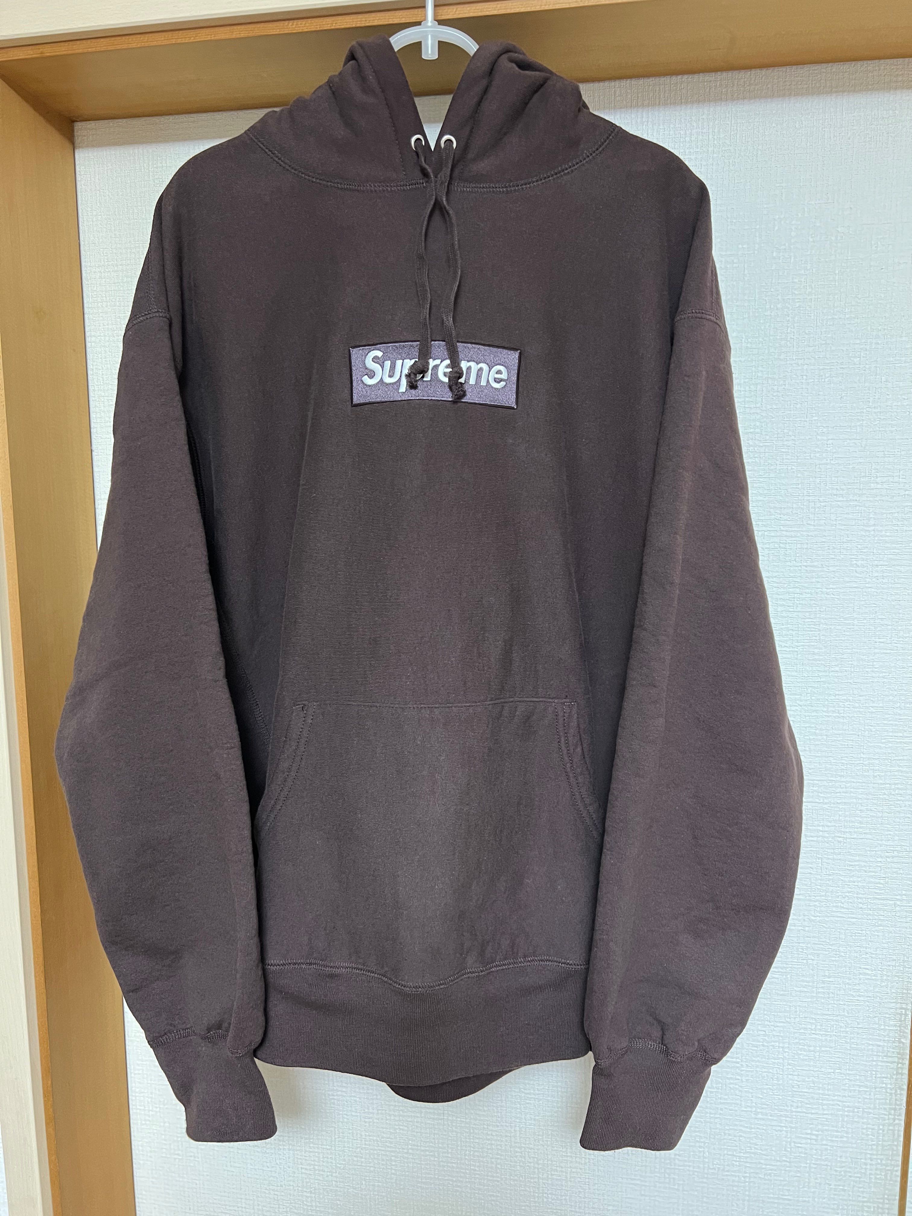 Supreme Box Logo Hooded Sweatshirt "Dark Brown" (21FW)