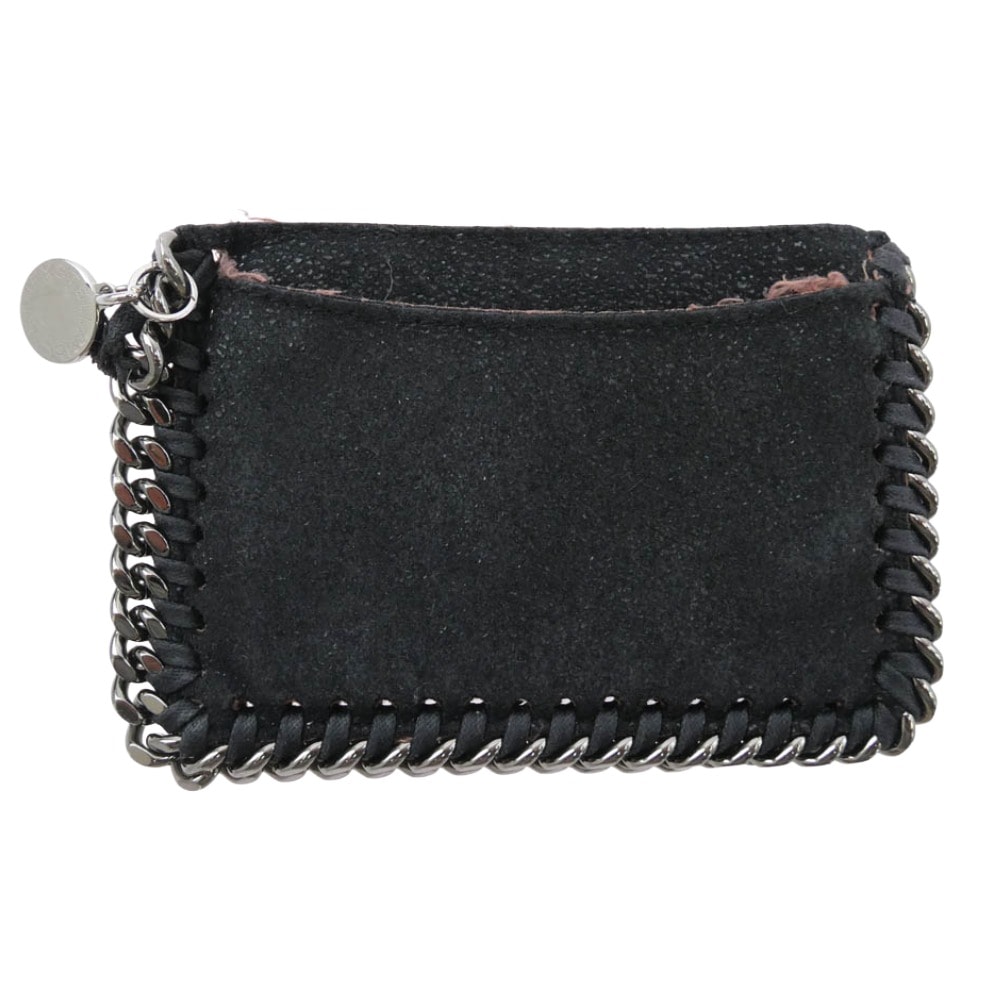 Stella McCartney ステラマッカートニー その他アクセサリー ファラベラ レザー カードケース ブラック系【中古】