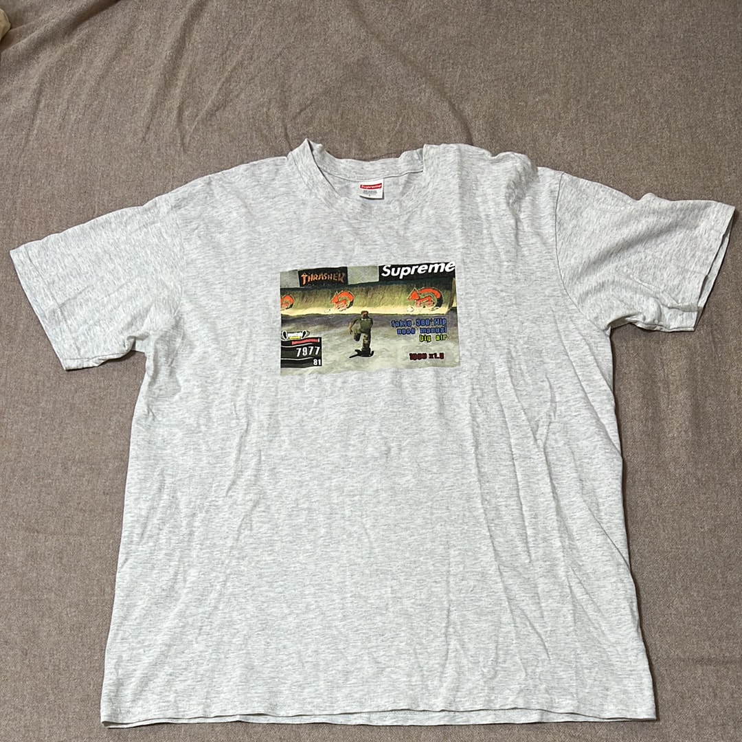 Supreme / Thrasher® Game Tee "Ash Grey"