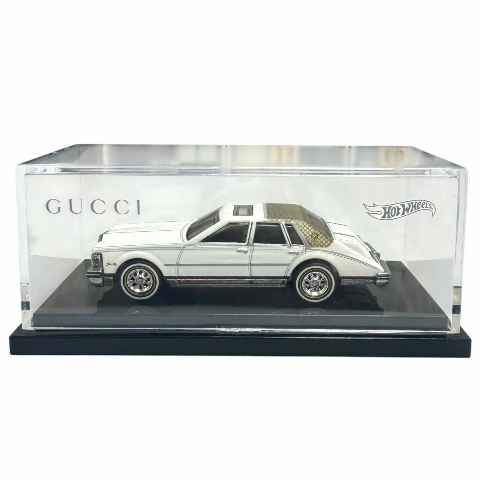 未使用品 グッチ ホットウィール ミニカー ホワイト メンズ