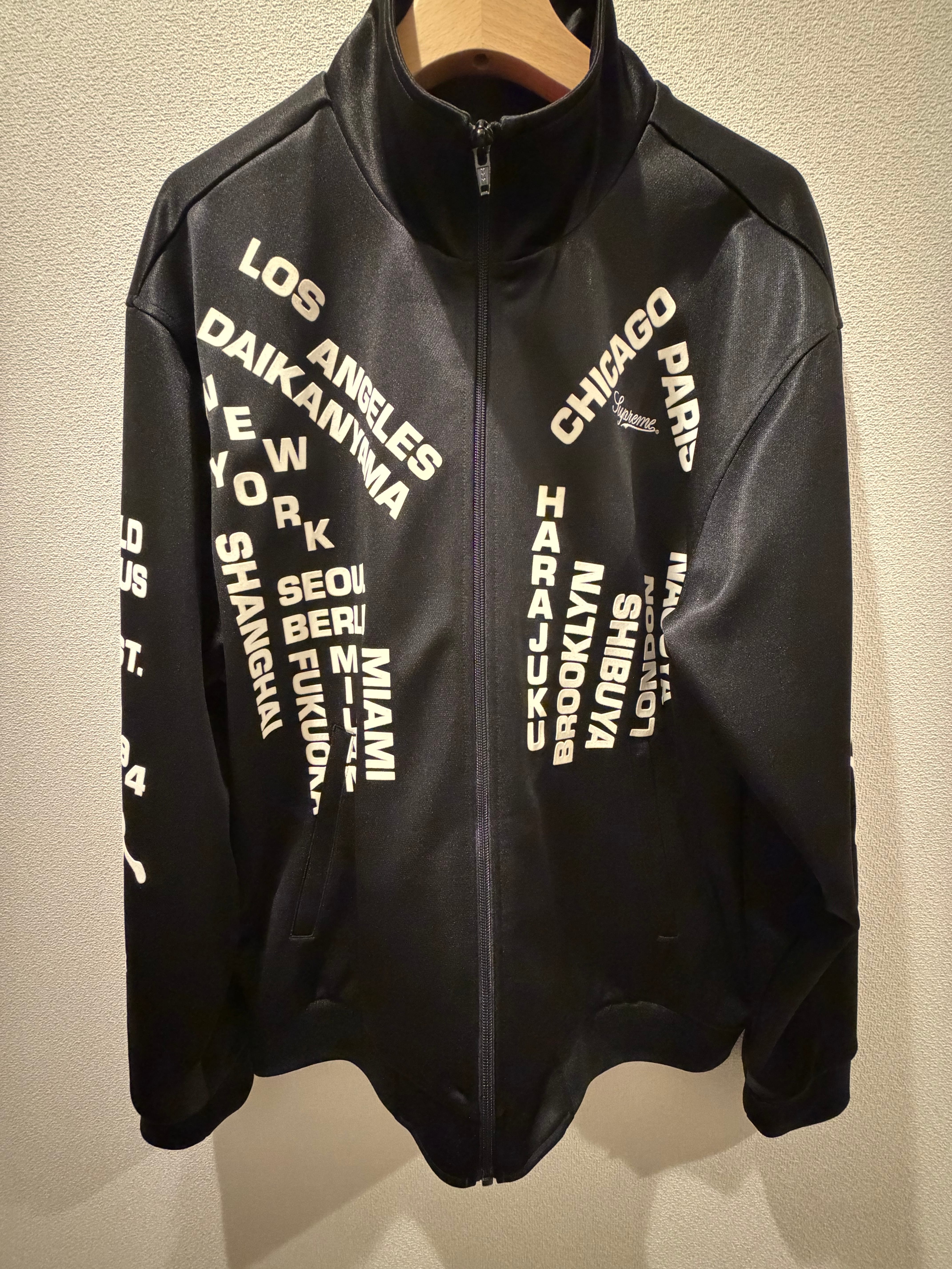 Supreme Worldwide Tricot Track Jacket "Black"