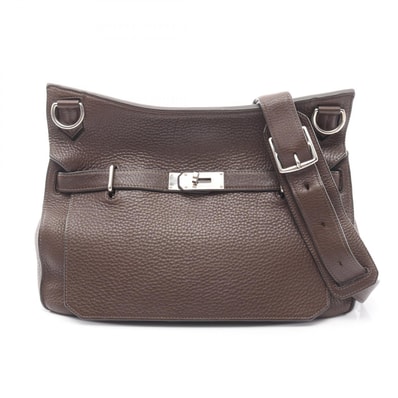 エルメス HERMES ジプシエール37 ショルダーバッグ バッグ レザー フィヨルド フィヨルド ショコラ □L刻印(2008年製造) レディース ブラウン系 【中古】