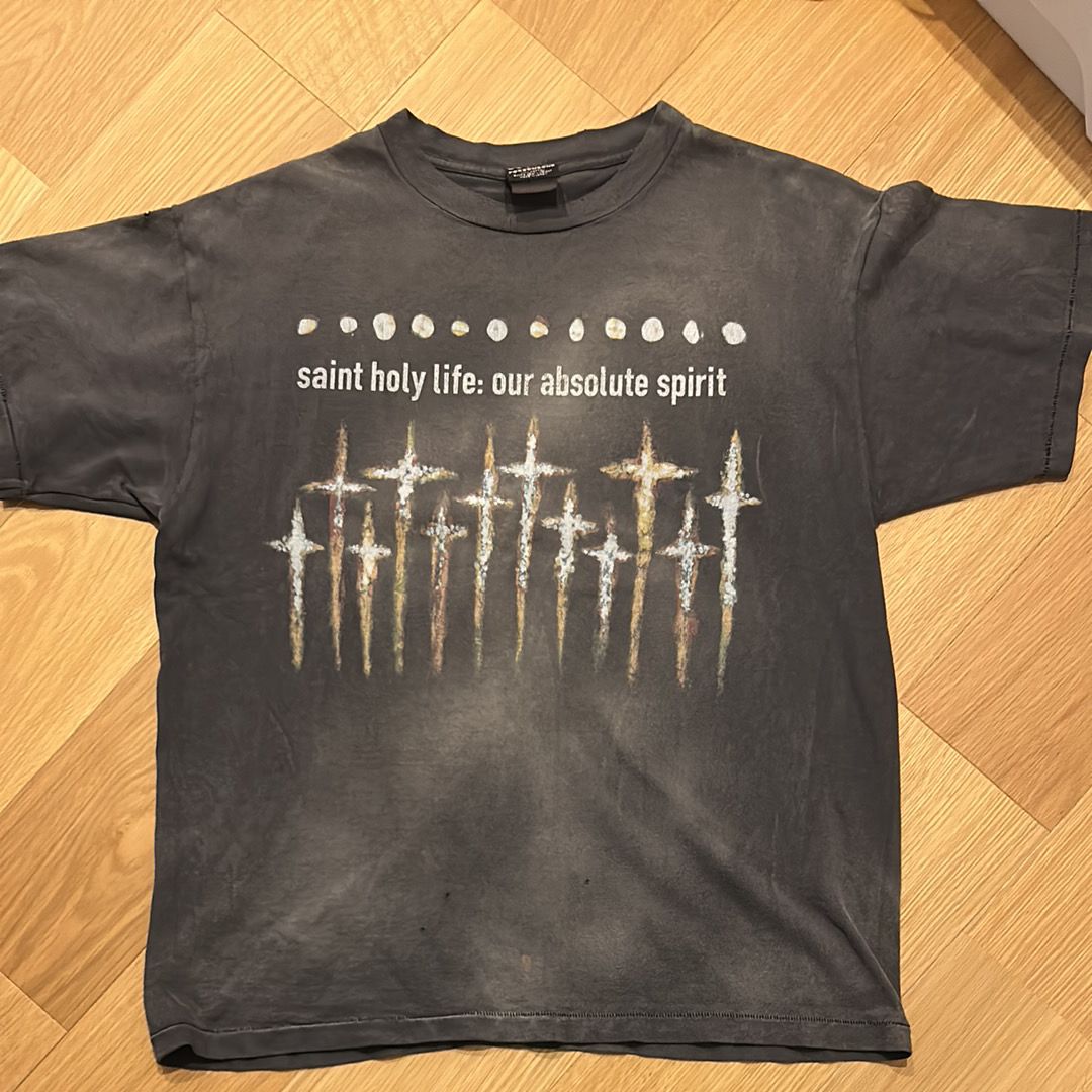 SAINT Mxxxxxx x FORSOMEONE FS_SS T-Shirt/God "Black"