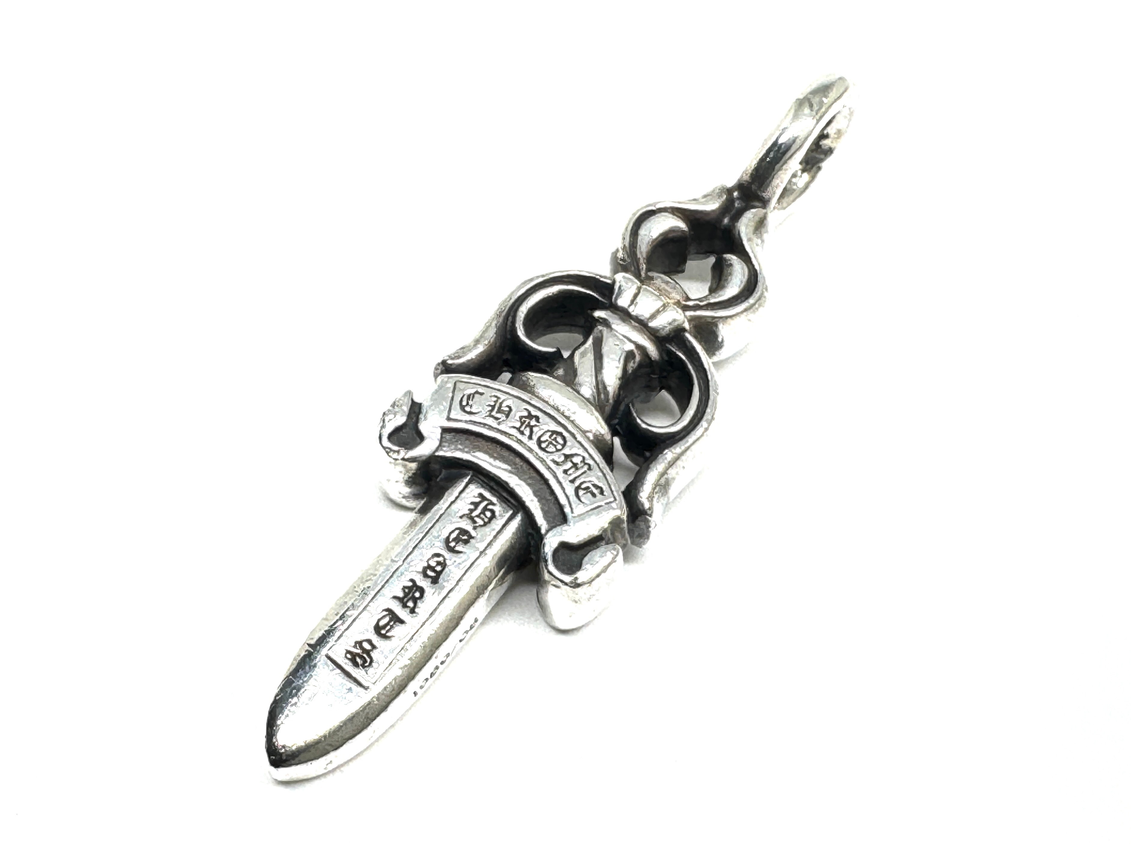 Chrome Hearts Double Dogger Pendant "Silver"