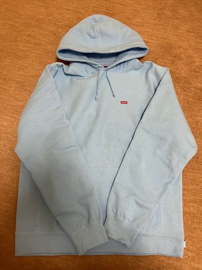 Supreme Small Box Hooded Sweatshirt (20SS) "IceBlue"