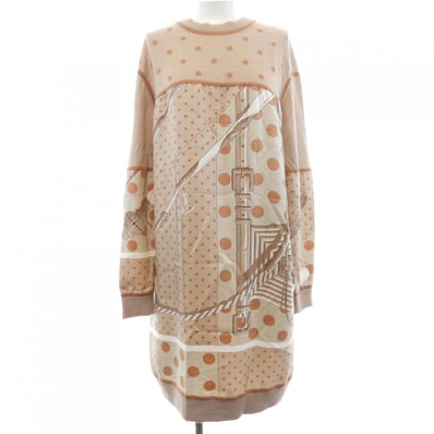 エルメス HERMES CLIL-CLAC A POIS *17-7754 ツイルレーヌ ワンピース