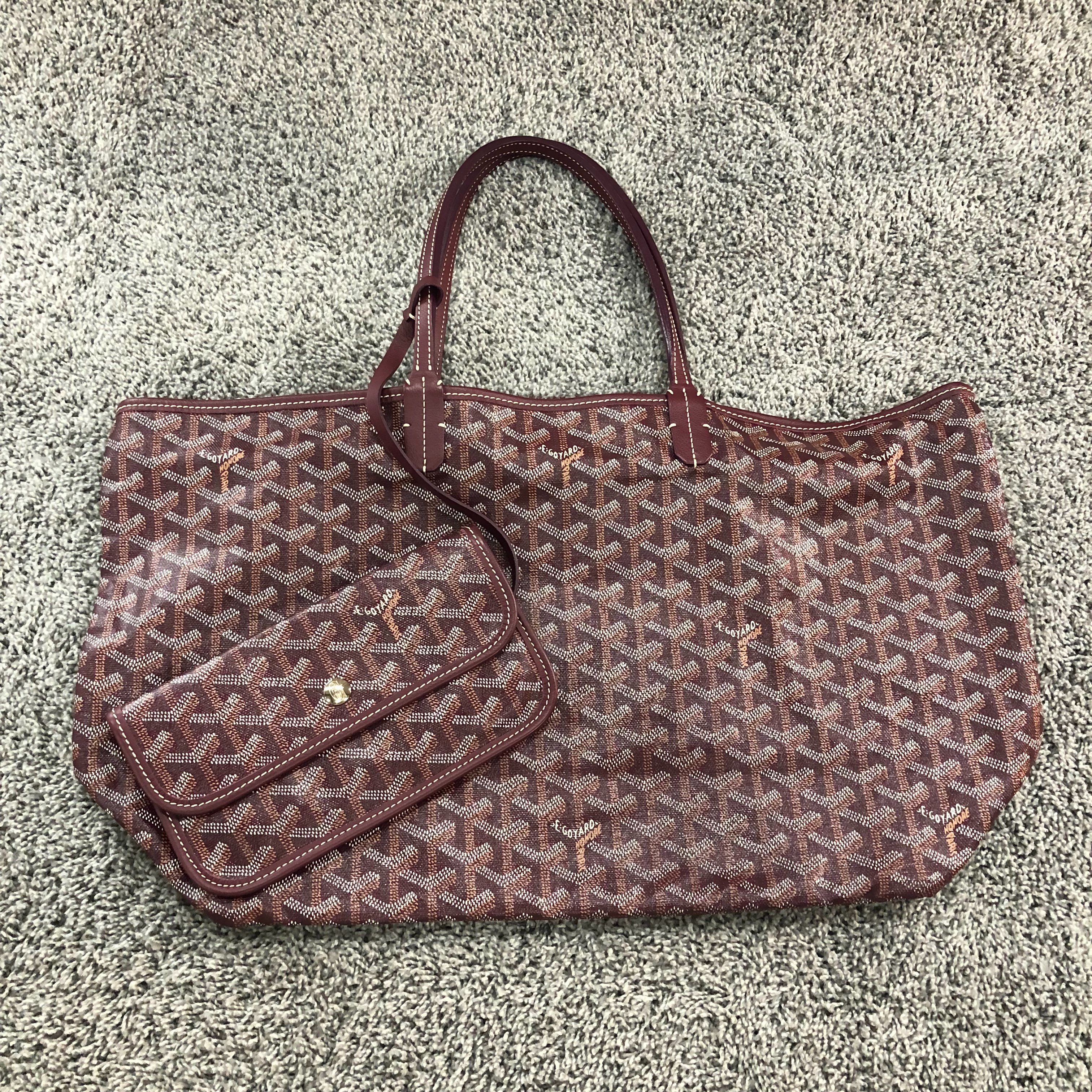 Goyard Saint Louis PM Bag "Burgundy"