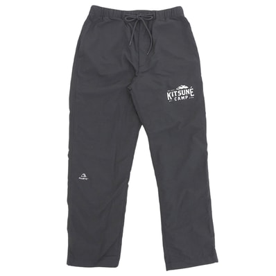 メゾンキツネ CAMP WARMUP PANTS イージーパンツ ボトムス メンズ チャコールグレー S KMS32540 S