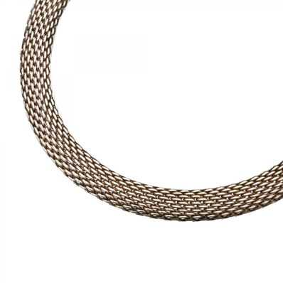 ★最終価格★SALE【6jfb0346-k】ティファニー ネックレス サマセット/メッシュ シルバー925【中古】メンズ レディース ユニセックス