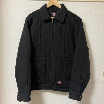 Supreme x Dickies Quilted Denim Work Jacket "Black"