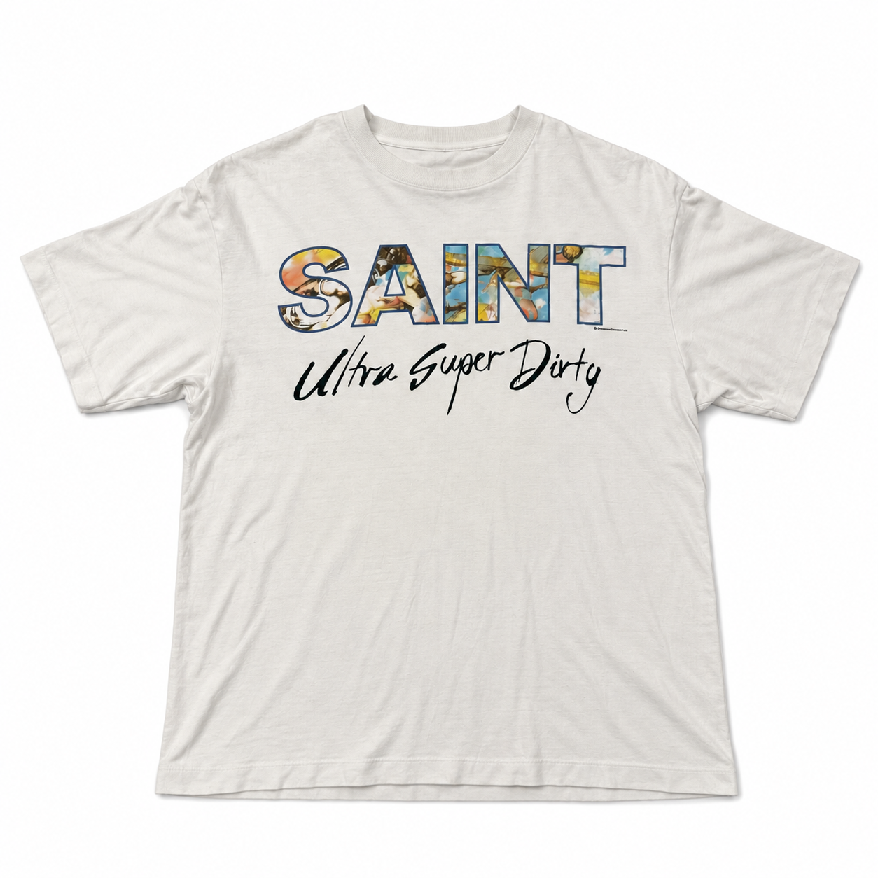 SAINT Mxxxxxx SS Tee_Super Dirty "White"