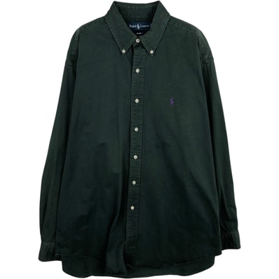 古着 ラルフローレン Ralph Lauren BLAKE 長袖 ボタンダウンシャツ メンズL相当/eaa634453