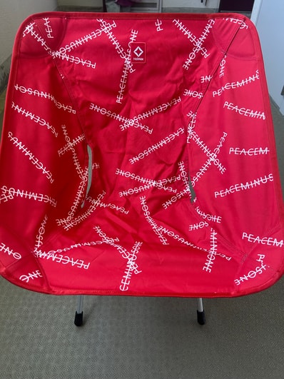 PEACEMINUSONE PMO x Helinox Chair One "Red" / G-DRAGON