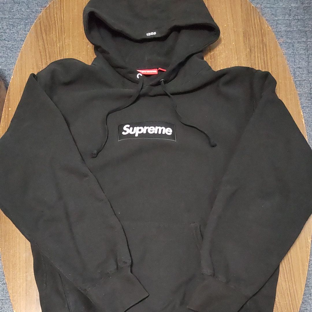 Supreme Box Logo Hooded Sweatshirt "Black" (21FW)