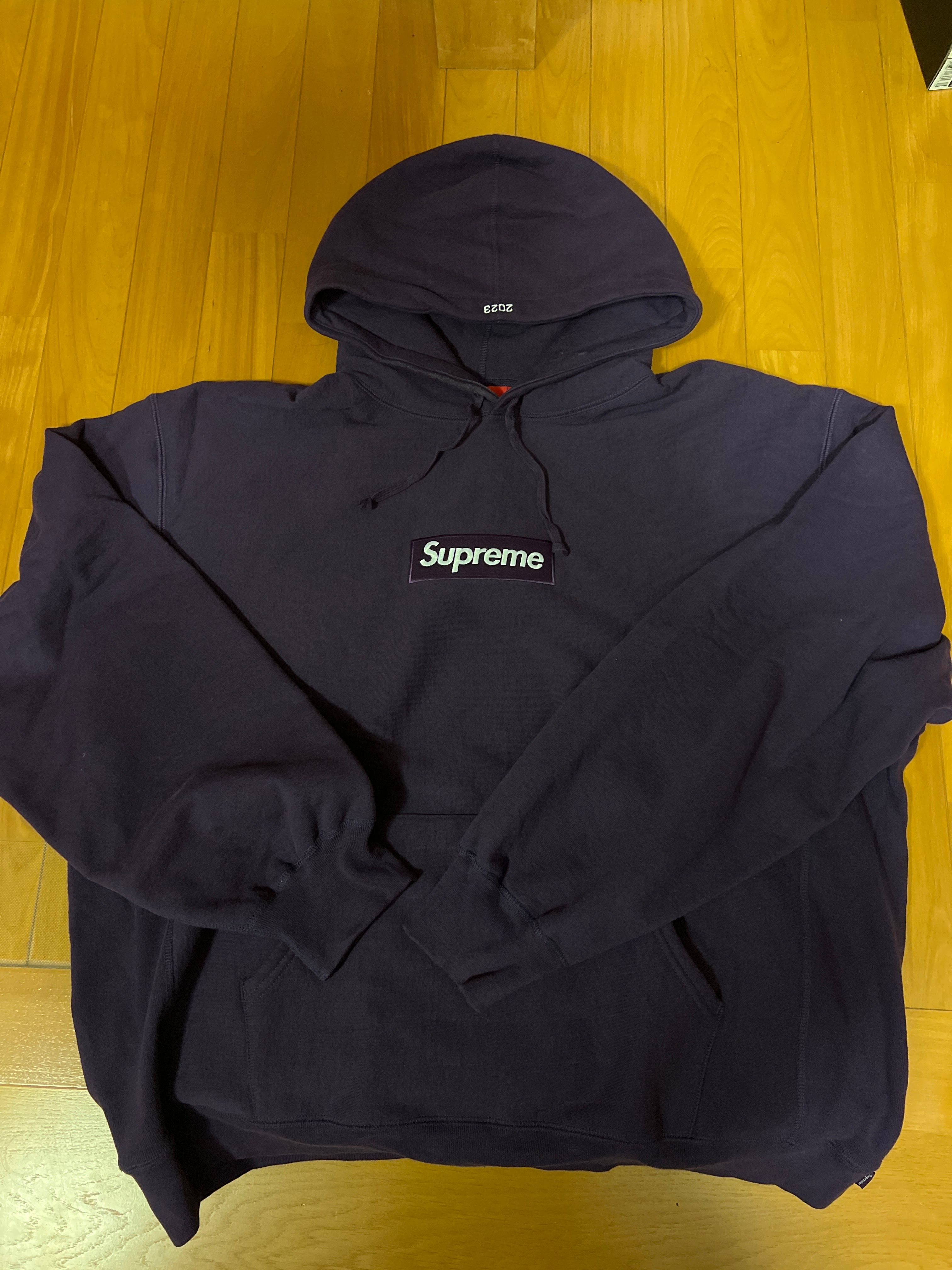 Supreme Box Logo Hooded Sweatshirt "Purple" (23FW)