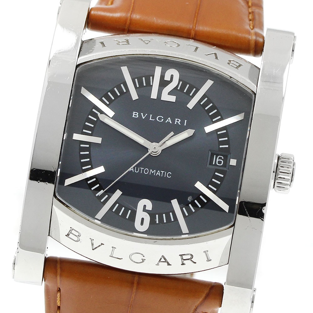 ブルガリ アショーマ デイト AA48S 自動巻き メンズ 【中古】