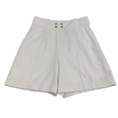 極美品 エルメス ショートパンツ ライトベージュ レディース 36
