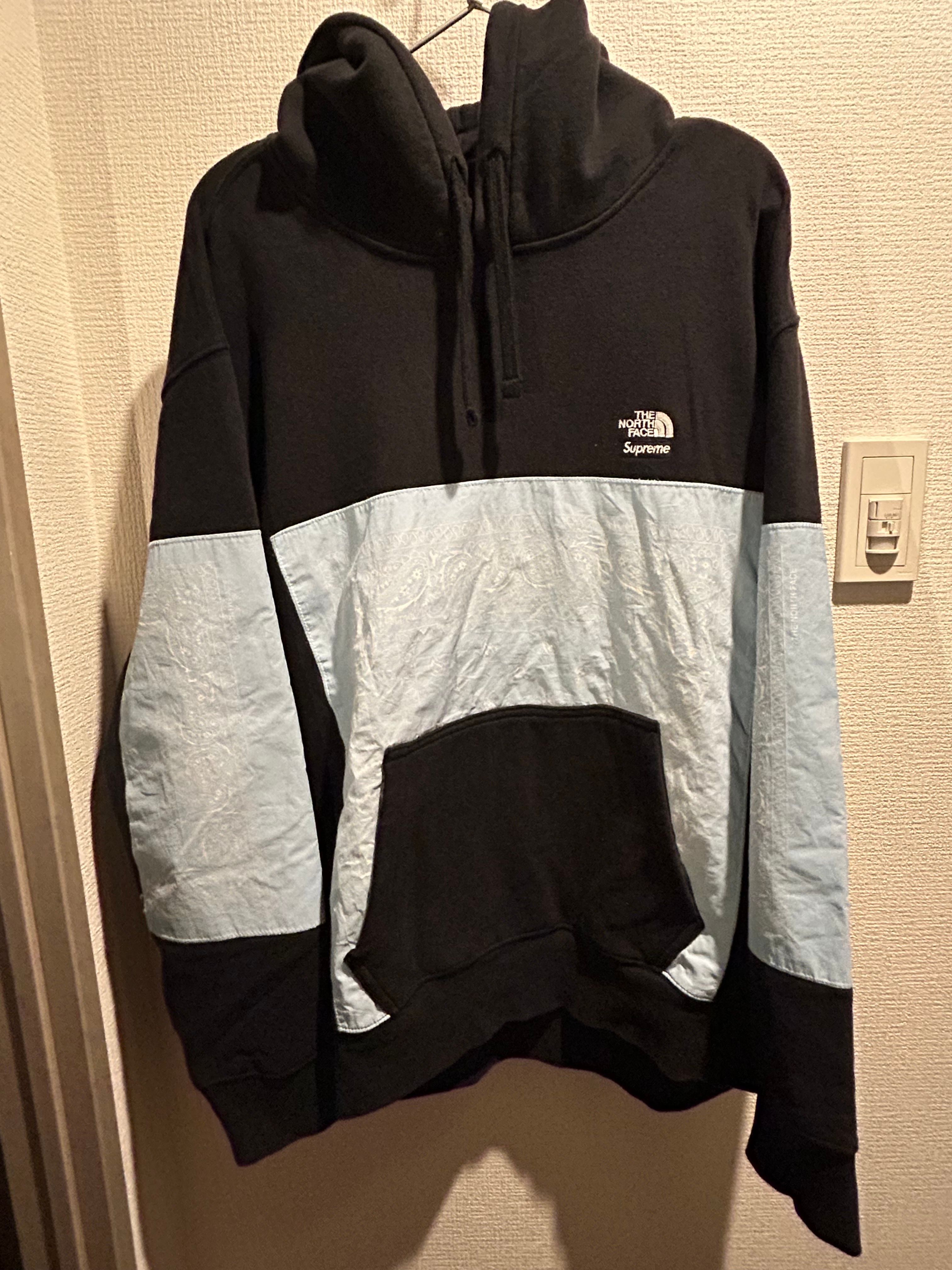 Supreme x The North Face Bandana Hooded Sweatshirt "Black"