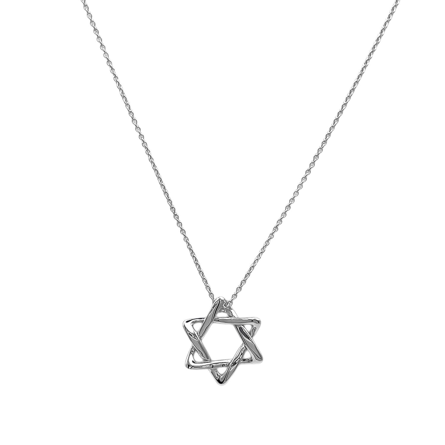 TIFFANY&Co. ティファニー スターオブダビデ ネックレス
 ペンダント 星 SV925 シルバー 新品仕上済 ユニセックス
 【中古】