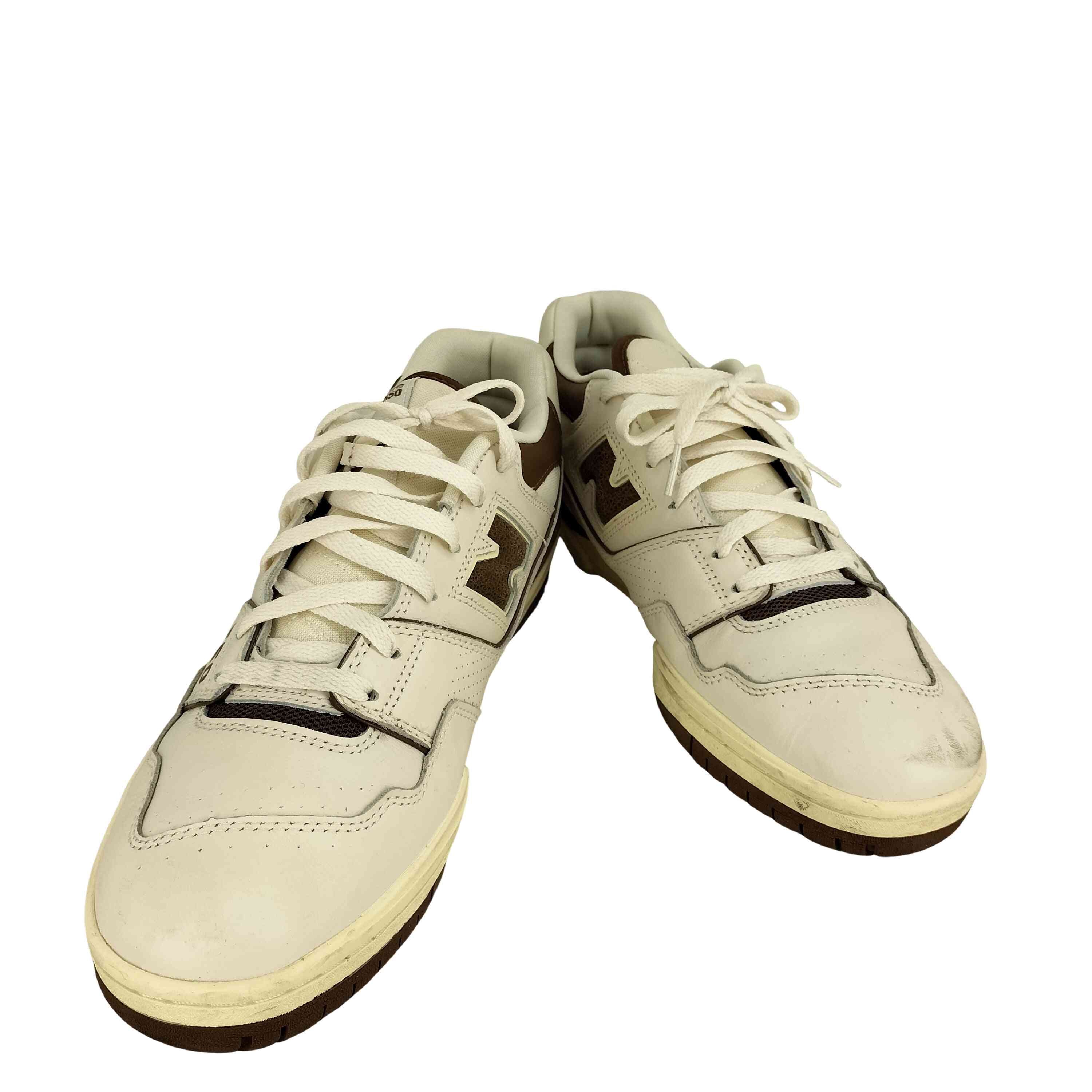 550 White/Brown バスケットスニーカー【1141798998410】