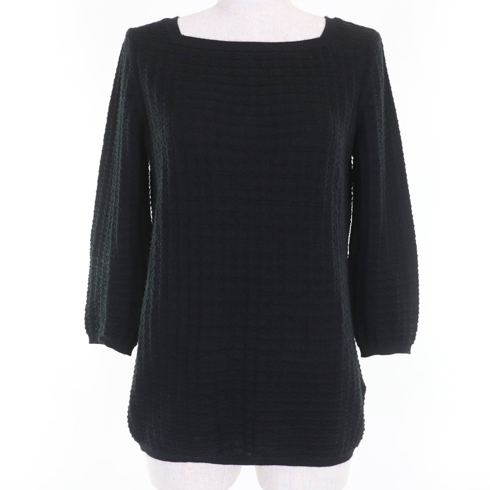 極美品 エルメス ニット ブラック レディース 38