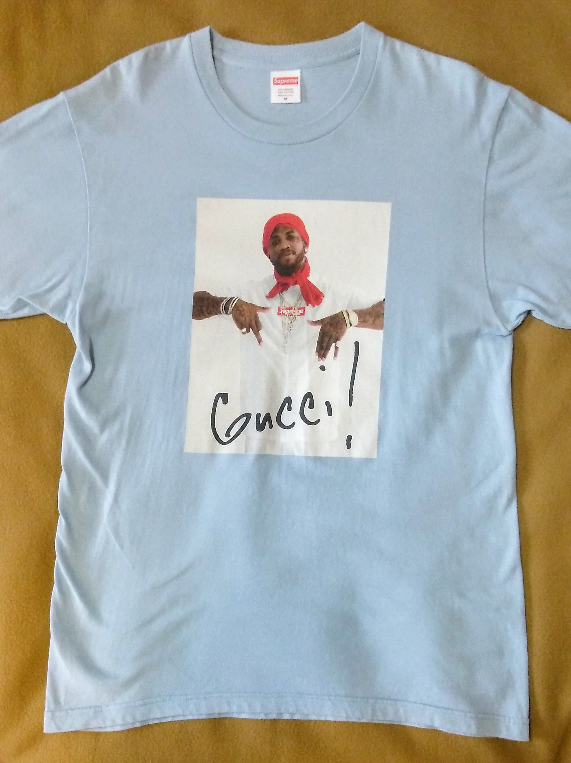 Supreme Gucci Mane Tee "Light Blue"